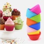 Conjunto 12 Formas de Silicone para Mini Cupcake, Bolo, Muffin e Pão de Queijo – Assadeira para Airfryer e Forno – BM-F956