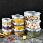 Conjunto Hermético para Alimentos com 3 Potes e Tampa – BM-F1040 – Conservação e Organização