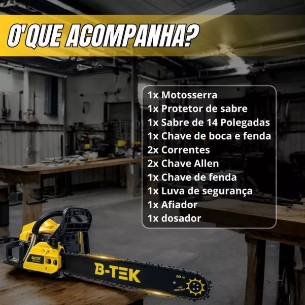 Motossera Gasolina Sabre 21 Polegadas 2 Tempos BT-DZ47