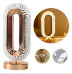 Luminária Abajur Cristal LED Touch Recarregável USB – Estilo Retrô – Modelo BM-F1051