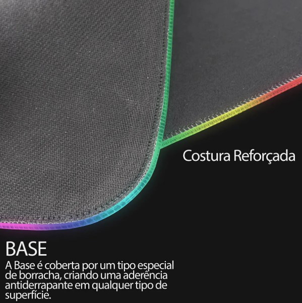 Mouse Pad Speed Gamer com LED BM-791