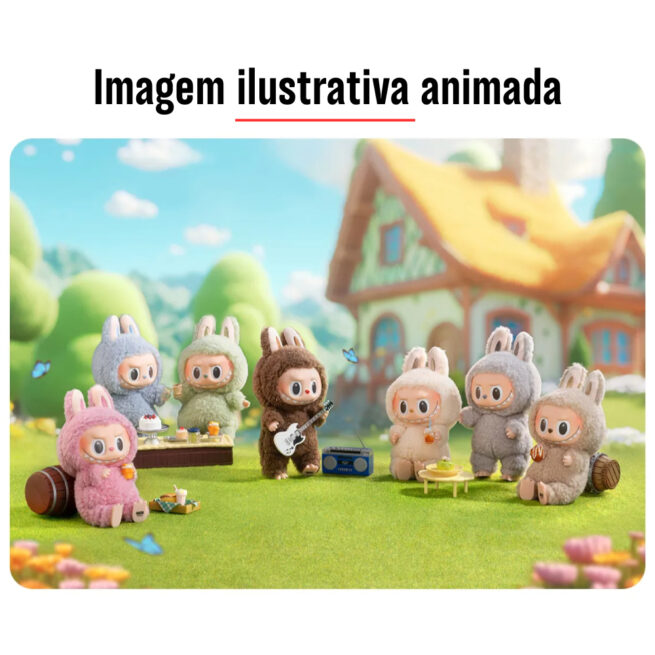 Kit Labubu Monstros Mini Pelúcias Colecionáveis Geração 1 com Caixa – Sortidos – Personalizável com Cores Surpresas