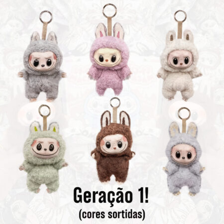 Kit Labubu Monstros Mini Pelúcias Colecionáveis Geração 1 com Caixa – Sortidos – Personalizável com Cores Surpresas