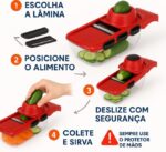 Cortador de Legumes Mandoline Multifuncional 6 em 1 - BM-A16 – Praticidade na Cozinha