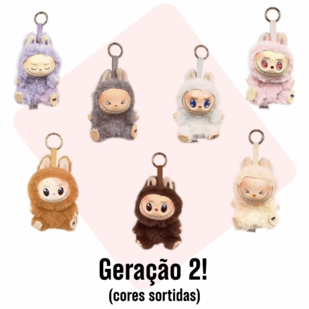 Labubu Monstros Mini Pelúcias Colecionáveis Personalizáveis – Geração 2 Sortidos – Sem Caixa
