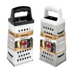 Ralador 4 Faces para Legumes, Frutas, Verduras e Queijos 9 1/2" SL0224 - Branco/Preto