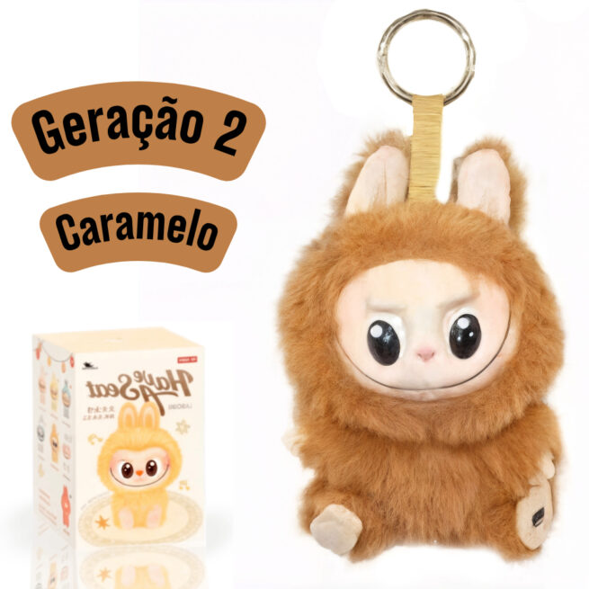 Kit Geração 2 com Caixa – Labubu Monstros Pingente Colecionável Personalizável – Cores Surpresas