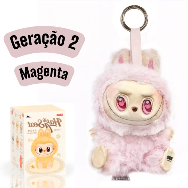 Kit Geração 2 com Caixa – Labubu Monstros Pingente Colecionável Personalizável – Cores Surpresas