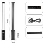 Bastão RGB Luz Varinha Handheld LED 20W para Fotografia