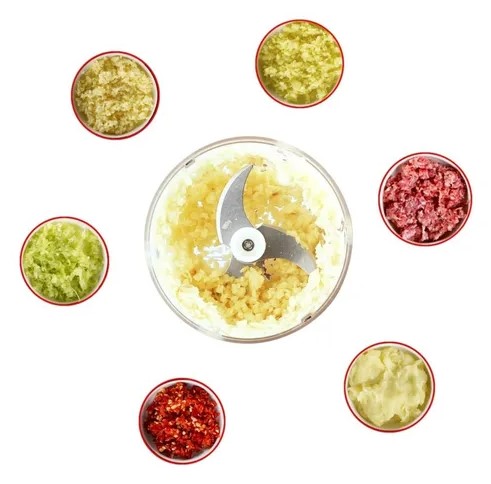 Mini Triturador Elétrico de Alimentos 300ml - Verde