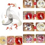 Mini Triturador Elétrico de Alimentos 300ml - Verde