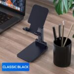 Suporte Universal Ajustável para Celular e Tablet de Mesa – Até 7" – Conforto e Funcionalidade