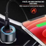 Carregador Veicular 60W 9.1A – Modelo CJ13-4 – Rápido e Seguro