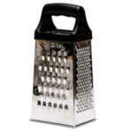 Ralador 4 Faces para Legumes, Frutas, Verduras e Queijos 9 1/2" SL0224 - Branco/Preto