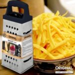 Ralador 4 Faces para Legumes, Frutas, Verduras e Queijos 9 1/2" SL0224 - Branco/Preto