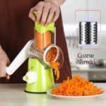 Fatiador Manual Giratório de Legumes 3 em 1 Inox – Praticidade e Versatilidade na Cozinha – BM-A20