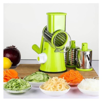 Fatiador Manual Giratório de Legumes 3 em 1 Inox – Praticidade e Versatilidade na Cozinha – BM-A20