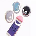 Ring Light Clip para Selfie com LED – Universal para Celular (Cores Sortidas) – Iluminação Perfeita para Fotos