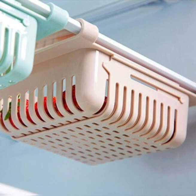 Organizador de Geladeira Cesto de Encaixar – Cores Sortidas – Organização e Praticidade