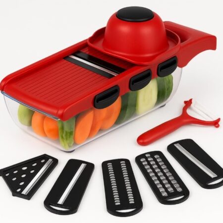 Cortador de Legumes Mandoline Multifuncional 6 em 1 - BM-A16 – Praticidade na Cozinha