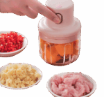 Mini Triturador Elétrico Recarregável 250ml BM-F909 – Praticidade e Potência