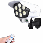 Luminária Solar com Sensor de Movimento e Câmera Falsa