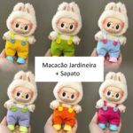 Kit Geração 3 Sem Caixa com Roupas – Labubu Monstros Mini Pelúcias Colecionáveis + Roupa – Sortidos