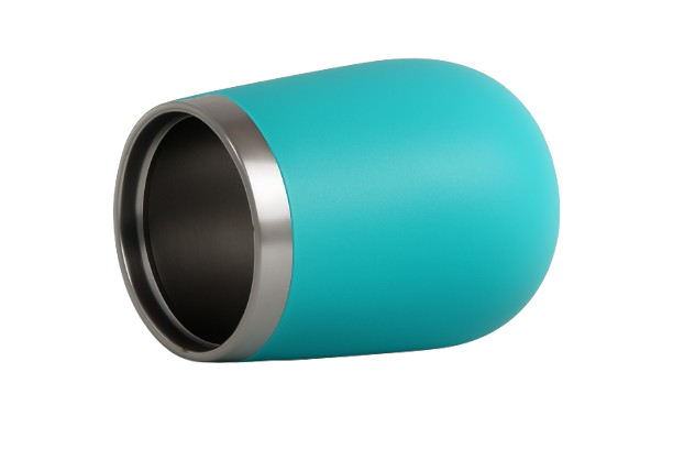Copo Cuia Térmico Inox 360 ml Personalizado com Tampa Antivazamento – Ciano – Visual Moderno