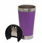 Copo Térmico Inox 473 ml com Tampa e Abridor – Roxo
