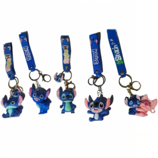 Chaveiro Pingente Animação Premium Emborrachado Kids – Azul Vibrante
