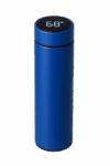 Garrafa Térmica Normal com LED e Termômetro (500 ml) – Azul
