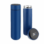 Garrafa Térmica Normal com LED e Termômetro (500 ml) – Azul