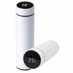 Garrafa Térmica com LED e Termômetro 500 ml - Branco (Normal)
