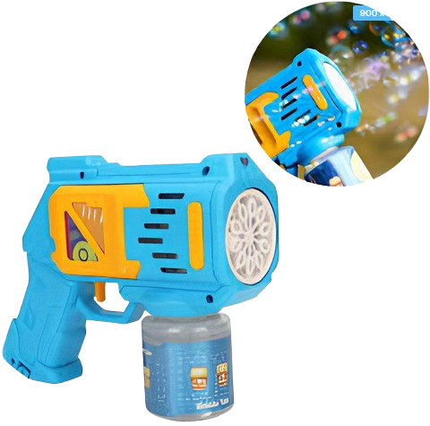 Bubble Gun – Pistola de Bolhas Automática – Azul