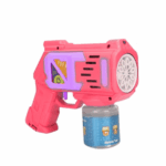 Bubble Gun Pistola de Bolhas Automática – Rosa