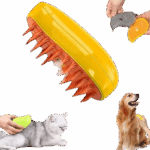 Escova Solta a Vapor para Pets LMZ0485 – 110V (Cores Sortidas) – Higiene e Conforto Animal