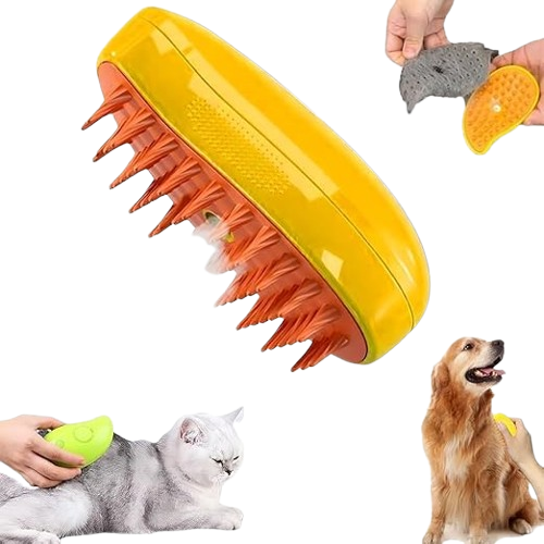 Escova Solta a Vapor para Pets LMZ0485 – 110V (Cores Sortidas) – Higiene e Conforto Animal