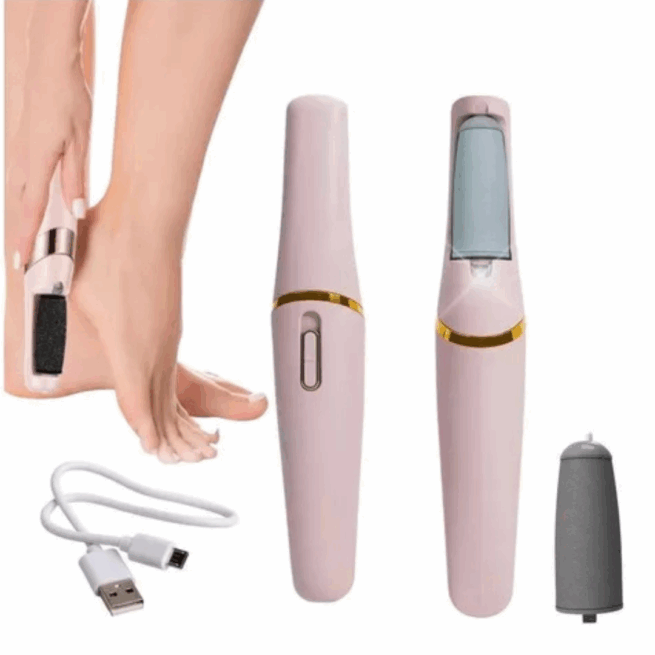 Kit de Cuidados Femininos com Lixador de Pé Elétrico e Depilador Laser – Cores Sortidas – Beleza e Praticidade