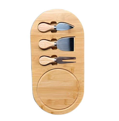 Tábua de Frios com 3 Espátulas – Praticidade e Sofisticação