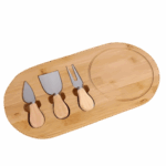 Tábua de Frios com 3 Espátulas – Praticidade e Sofisticação