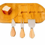 Tábua de Frios com 3 Espátulas – Praticidade e Sofisticação