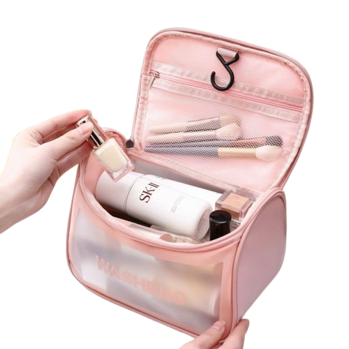 Necessaire Bolsa para Viagem e Acessórios – Rosa ou Branca – Modelo BM-B556 – Organização e Estilo