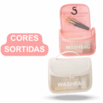 Necessaire Bolsa para Viagem e Acessórios – Rosa ou Branca – Modelo BM-B556 – Organização e Estilo