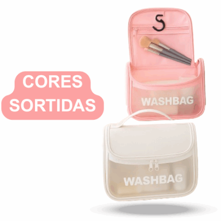 Necessaire Bolsa para Viagem e Acessórios – Rosa ou Branca – Modelo BM-B556 – Organização e Estilo