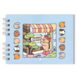 Livro Infantil para Colorir Bobbie Goods Azul – 50 Folhas, Capa Dura