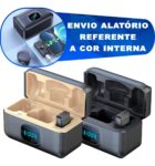 Microfone Lapela Duplo Sem Fio Magnético Anti-Ruído – Modelo ON-2912 – Cores Sortidas – Qualidade Profissional