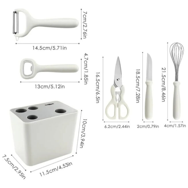 Conjunto de Utensílios de Silicone para Cozinha – BM-F1072