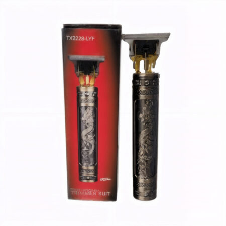 Máquina de Cortar Cabelo Dragão Elétrica Sem Fio Bivolt com 4 Pentes – Acabamento Profissional