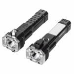 Lanterna LED Martelo Multifuncional de Emergência BBL-2023 - Preto