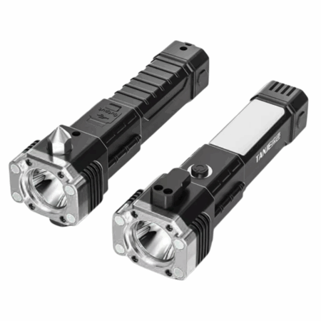 Lanterna LED Martelo Multifuncional de Emergência BBL-2023 - Preto